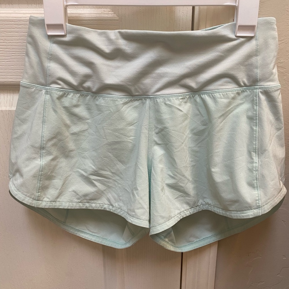 Lululemon high rise speed up lined 4” short